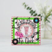 ロックンのまわりにズ・ザ・クロック・パーティー- SRF 招待状 (スタンド正面)