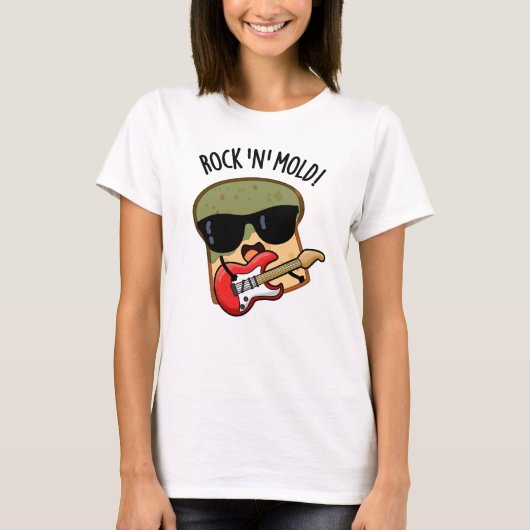 ロックンもやし 面白いパン パン Tシャツ (正面)