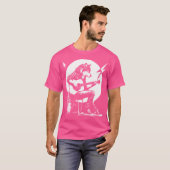 ロックンウルフ遊のアコースティックギター Tシャツ (正面フル)