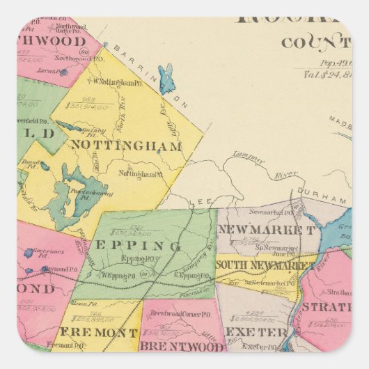 ロックンガムカウンティNH スクエアシール (正面)