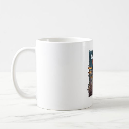ロックンキャットバンド コーヒーマグカップ (左)