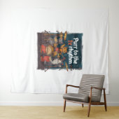 ロックンキャットバンド タペストリー (インサイチュ(横))