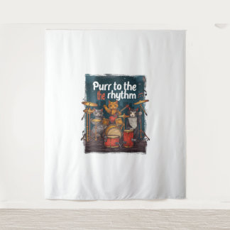 ロックンキャットバンド タペストリー