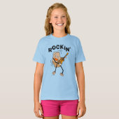 ロックンギター Tシャツ (正面フル)