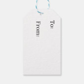 ロックンクリスマスを持って！クリスタルクリスマスツリー ギフトタグ (裏面)