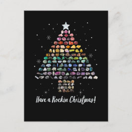 ロックンクリスマスを持って！クリスタルクリスマスツリー シーズンポストカード