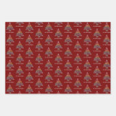 ロックンクリスマスを持って！クリスタルクリスマスツリー ラッピングペーパーシート (正面3)