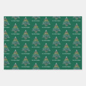 ロックンクリスマスを持って！クリスタルクリスマスツリー ラッピングペーパーシート (正面2)