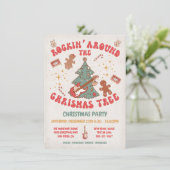 ロックンクリスマスツリーヒッピーレトロパーティー 招待状 (スタンド正面)