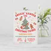 ロックンクリスマスツリーヒッピー誕生日3パーティー 招待状 (スタンド正面)