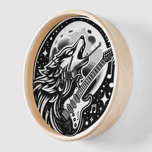 ロックンハウル 壁時計 (傾斜)