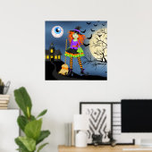 ロックンハロウィーンウィッチ – SRF ポスター (ホームオフィス)