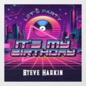 ロックンベーパウェーブパーティー ウィンドウサイン (シート)