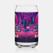 ロックンベーパウェーブパーティー ガラス缶 (左)