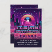 ロックンベーパウェーブパーティー サンキューカード (正面/裏面)