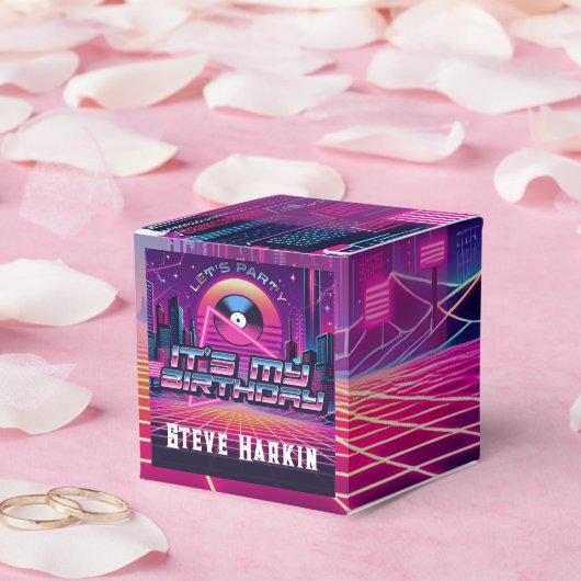 ロックンベーパウェーブパーティー フェイバーボックス (ウェディング)