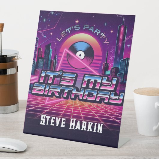 ロックンベーパウェーブパーティー 台座サイン (インサイチュ)