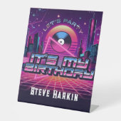 ロックンベーパウェーブパーティー 台座サイン (正面)