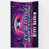 ロックンベーパウェーブパーティー 横断幕 (縦)