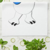 ロックンポーラーベアとギター キッチンタオル (折り畳み)