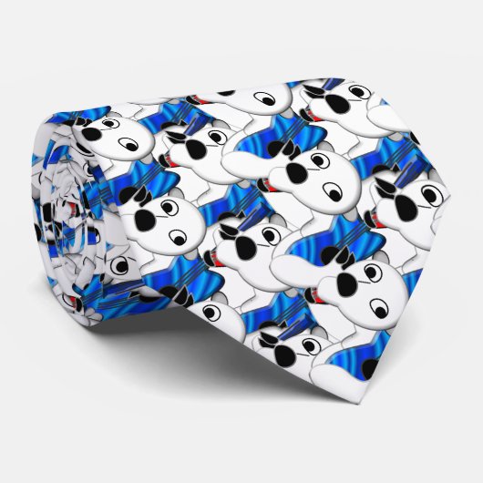 ロックンポーラーベアとギター ネクタイ (ロール)