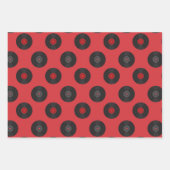 ロックンレコードラッピング紙 ラッピングペーパーシート (正面2)