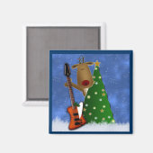 ロックンレッドノーズトナカイ マグネット (正面/裏面)