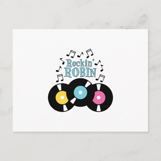 ロックンロビン ポストカード (正面)