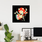 ロックンロールが大好き ポスター (ホームオフィス)