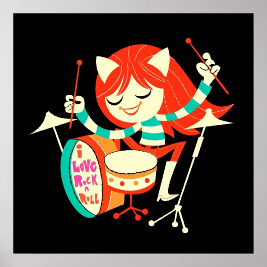 ロックンロールが大好き ポスター (正面)