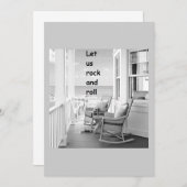 「ロックンロールしよう」招待状 招待状 (正面/裏面)