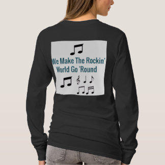 ロックンロールで世界は回るTシャツ Tシャツ