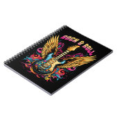 ロックンロールのギターウィング ノートブック (左側)