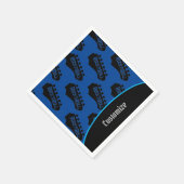 ロックンロールのギターパターン2 スタンダードカクテルナプキン (角)