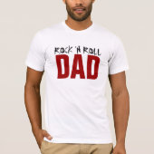 ロックンロールのパパ Tシャツ (正面)