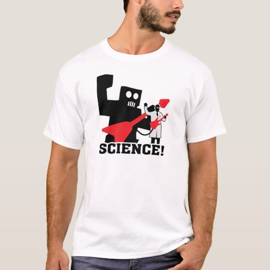 ロックンロールのロボット~科学! Tシャツ (正面)