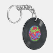 ロックンロールのヴィンテージのビニールのキーホルダー キーホルダー (正面左)