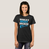 ロックンロールの世界一のロッカー Tシャツ (正面フル)