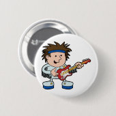 ロックンロールの星 缶バッジ (正面&裏面)