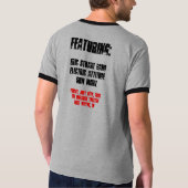 ロックンロールの薬ショーの信号器のティー Tシャツ (裏面)