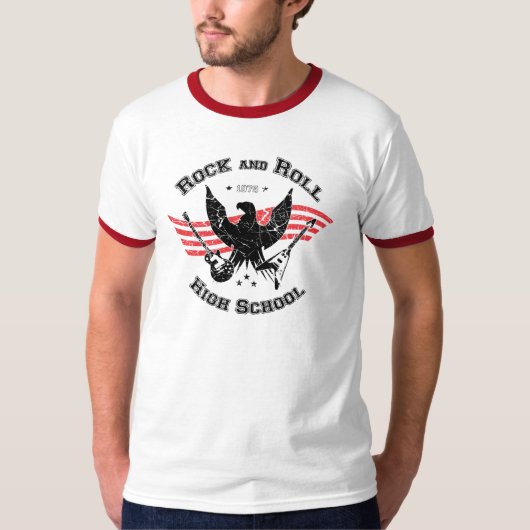 ロックンロールの高等学校 Tシャツ (正面)