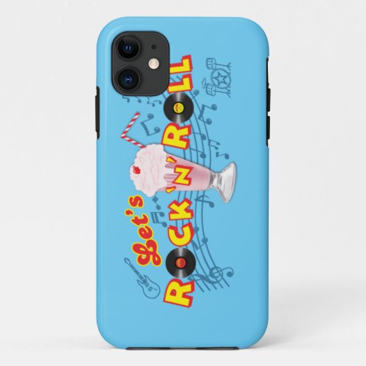 ロックンロールのIphone 5の場合は Case-Mate iPhoneケース (裏面)