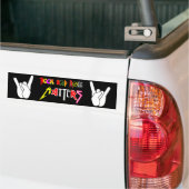 ロックンロールはクラシックなバンパーステッカー重要です バンパーステッカー (トラック上)