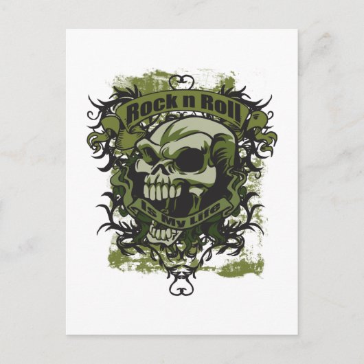 ロックンロールは私の人生 ポストカード (正面)