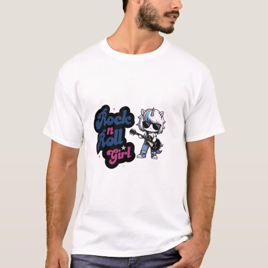 ロックンロールガール Tシャツ (正面)