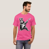 ロックンロールキャット遊のギター Tシャツ (正面フル)
