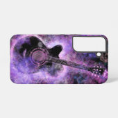 ロックンロールギターパープルI Love Rock Music Samsung Galaxyケース (裏面横)