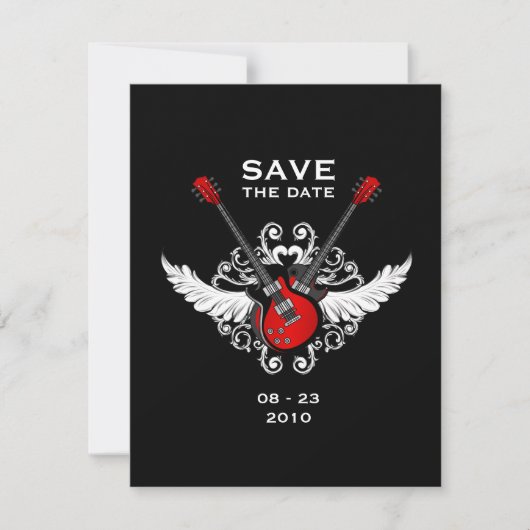 ロックンロールギター Save the Date セーブザデート (正面)