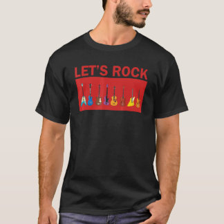 ロックンロールギター Tシャツ