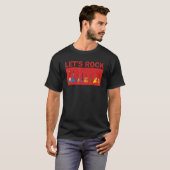ロックンロールギター Tシャツ (正面フル)